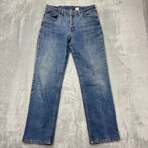 Vtg Levi's 505 Jeans Womens 12 Blue Denim Regular Fit Medium Wash Straight Leg